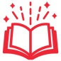 Book Magic Icon - Red