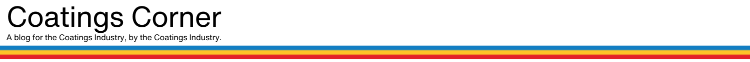 Coatings Corner A blog for the Coatings Industry, by the Coatings Industry. (600 x 50 px) (4)