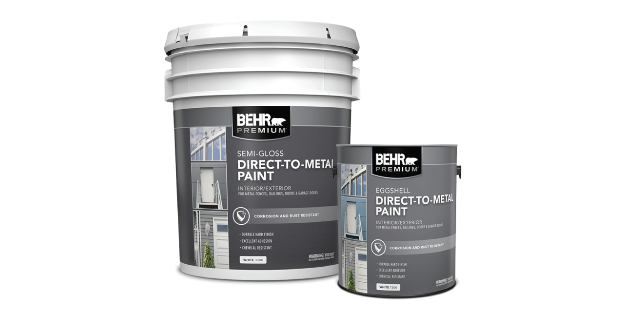 BEHR PREMIUM® Direct-To-Metal Paint: An MPI APL Choice for Performance and Durability